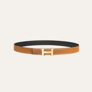 thumbnail-14-1.jpg Hermes Mini H Belt Bucket And Reversible Leather Strap Black Brown 24Mm H079645Cc06