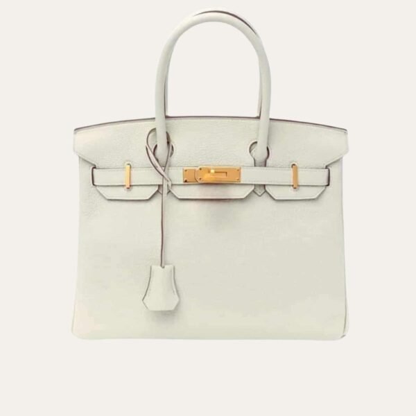 Hermes Birkin 30 Togo Mushroom White 30Cm